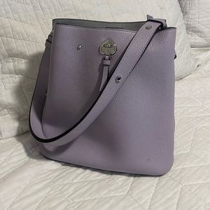 Kate Spade lilac bucket bag